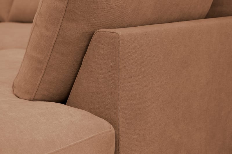 Valencia Extra Djup 4-sits Soffa med Schäslong Vänster - Rostbrun - Möbler - Vardagsrum - Soffor - Divansoffa & schäslong