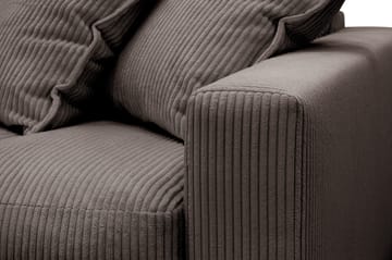 Valencia Extra Djup 4-sits Soffa med Schäslong Vänster - Taupe - Möbler - Vardagsrum - Soffor - Divansoffa & schäslong