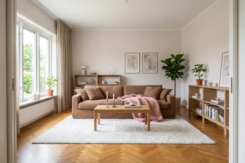 Valencia Extra Djup 4-sits Soffa - Rostbrun - Möbler - Vardagsrum - Soffor - 4-sits soffor
