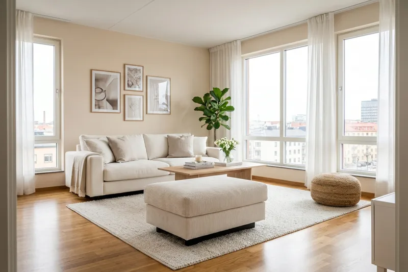 Valencia Soffgrupp Extra Djup 3-sits Soffa + Fotpall - Offwhite - Möbler - Vardagsrum - Soffor - Hörnsoffor