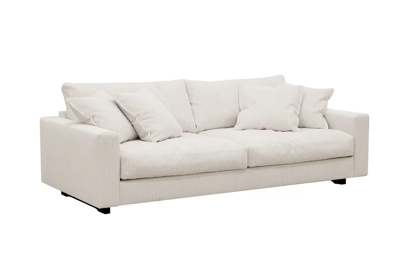 Valencia Soffgrupp Extra Djup 3-sits Soffa + Fotpall - Offwhite - Möbler - Vardagsrum - Soffor - Hörnsoffor