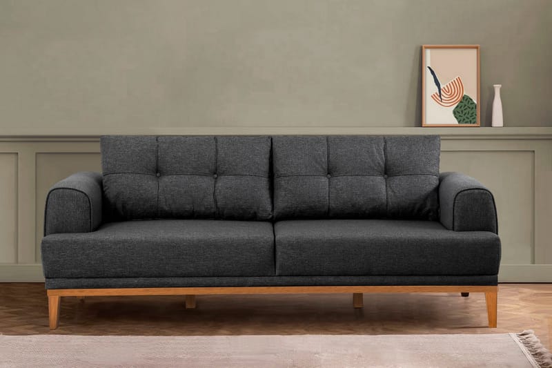 Valsot 3-sits Soffa - Antracit - Möbler - Vardagsrum - Soffor - 3-sits soffor