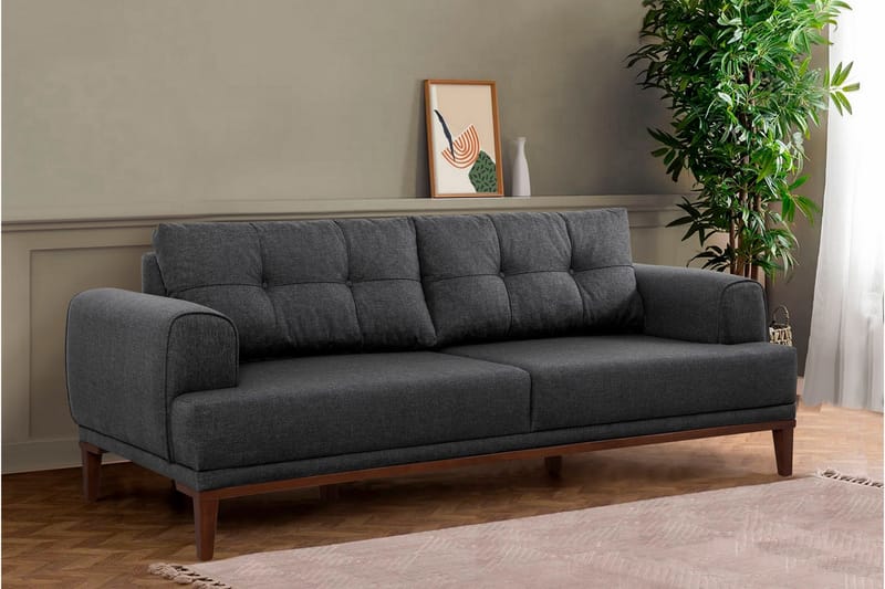 Valsot 3-sits Soffa - Antracit - Möbler - Vardagsrum - Soffor - 3-sits soffor