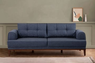 Valsot 3-sits Soffa - Mörkblå - Möbler - Vardagsrum - Soffor - 3-sits soffor