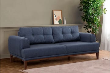 Valsot 3-sits Soffa - Mörkblå - Möbler - Vardagsrum - Soffor - 3-sits soffor