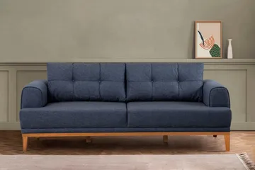 Valsot 3-sits Soffa - Mörkblå - Möbler - Vardagsrum - Soffor - 3-sits soffor