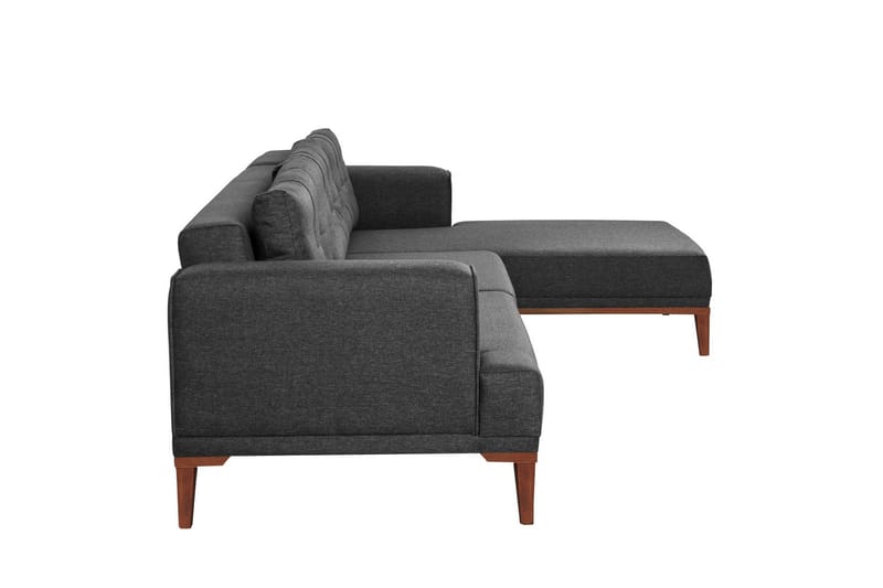 Valsot 4-sits Soffa med Divan - Antracit - Möbler - Vardagsrum - Soffor - Divansoffa & schäslong