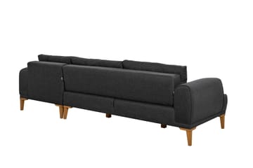 Valsot 4-sits Soffa med Divan - Antracit - Möbler - Vardagsrum - Soffor - Divansoffa & schäslong