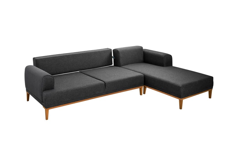 Valsot 4-sits Soffa med Divan - Antracit - Möbler - Vardagsrum - Soffor - Divansoffa & schäslong