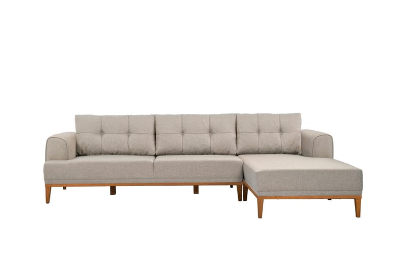 Valsot 4-sits Soffa med Divan - Creme - Möbler - Vardagsrum - Soffor - Divansoffa & schäslong