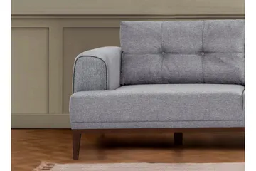 Valsot 4-sits Soffa med Divan - Grå - Möbler - Vardagsrum - Soffor - Divansoffa & schäslong
