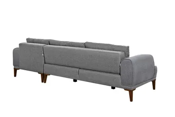 Valsot 4-sits Soffa med Divan - Grå - Möbler - Vardagsrum - Soffor - Divansoffa & schäslong