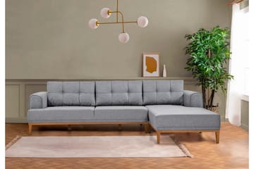 Valsot 4-sits Soffa med Divan - Grå - Möbler - Vardagsrum - Soffor - Divansoffa & schäslong