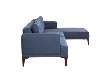 Valsot 4-sits Soffa med Divan - Mörkblå - Möbler - Vardagsrum - Soffor - Divansoffa & schäslong