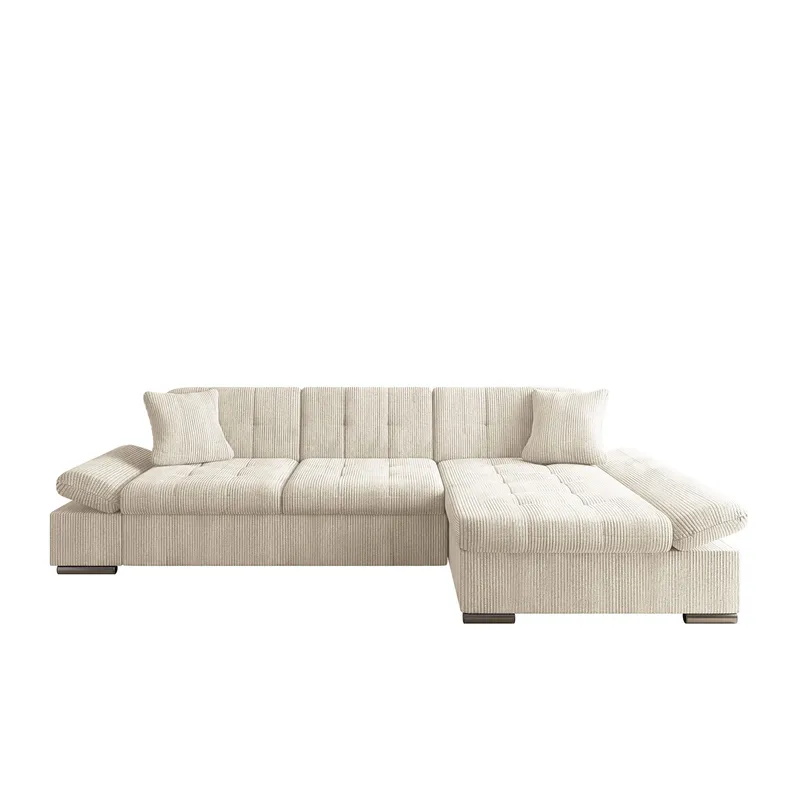 Vananda 3-sits Bäddsoffa med divan och förvaring