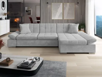 Vananda 3-sits Soffa med divan höger och förvaring - grå - Möbler - Vardagsrum - Soffor - Divansoffa & schäslong