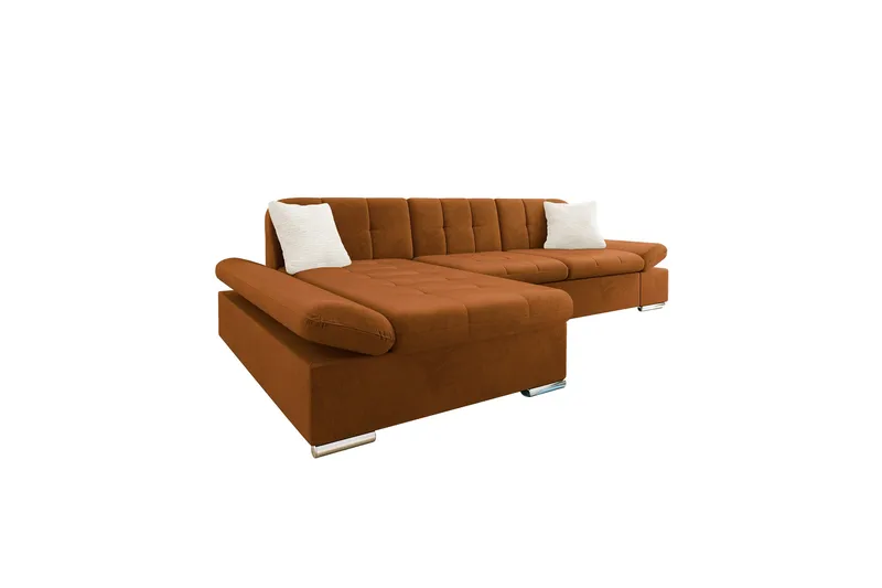 Vananda Soffa med Divan 3-sits - Orange - Möbler - Vardagsrum - Bäddsoffor - Bäddsoffa divan