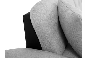 Vananda Soffa med Divan 3-sits - Svart - Möbler - Vardagsrum - Soffor - Divansoffa & schäslong