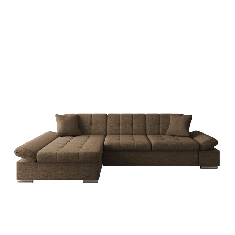 Vananda Soffa med Divan 4-sits, Brun