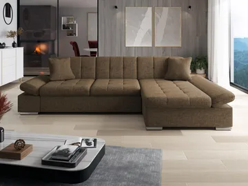 Vananda Soffa med Divan 4-sits - Brun - Möbler - Vardagsrum - Soffor - Divansoffa & schäslong