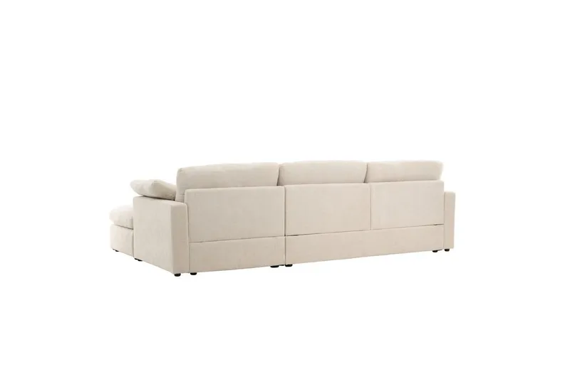 Vanlig Soffa med enkeldivan utan schäslong VIND Hörnsoffa VIND Amalfi Beige Beige - Möbler - Vardagsrum - Soffor - Divansoffa & schäslong