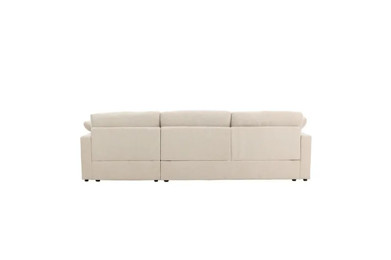 Vanlig Soffa med enkeldivan utan schäslong VIND Hörnsoffa VIND Amalfi Beige Beige - Möbler - Vardagsrum - Soffor - Divansoffa & schäslong