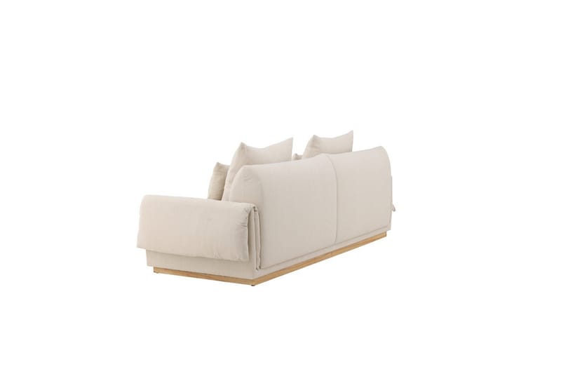 Vanlig Soffa utan divan & schäslong VIND Soffa VIND 3-sits Mollösund 237x95x82 cm Beige Beige - Möbler - Vardagsrum - Soffor - 3-sits soffor