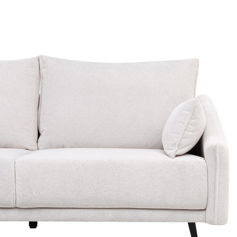 Varde 3-sits Vänstervänd L-formad Hörnsoffa med Divan och Schäslong i Tyg - Ljusbeige - Möbler - Vardagsrum - Soffor - Divansoffa & schäslong