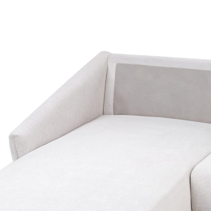 Varde 3-sits Vänstervänd L-formad Hörnsoffa med Divan och Schäslong i Tyg - Ljusbeige - Möbler - Vardagsrum - Soffor - Divansoffa & schäslong