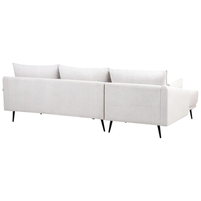 Varde 3-sits Vänstervänd L-formad Hörnsoffa med Divan och Schäslong i Tyg - Ljusbeige - Möbler - Vardagsrum - Soffor - Divansoffa & schäslong