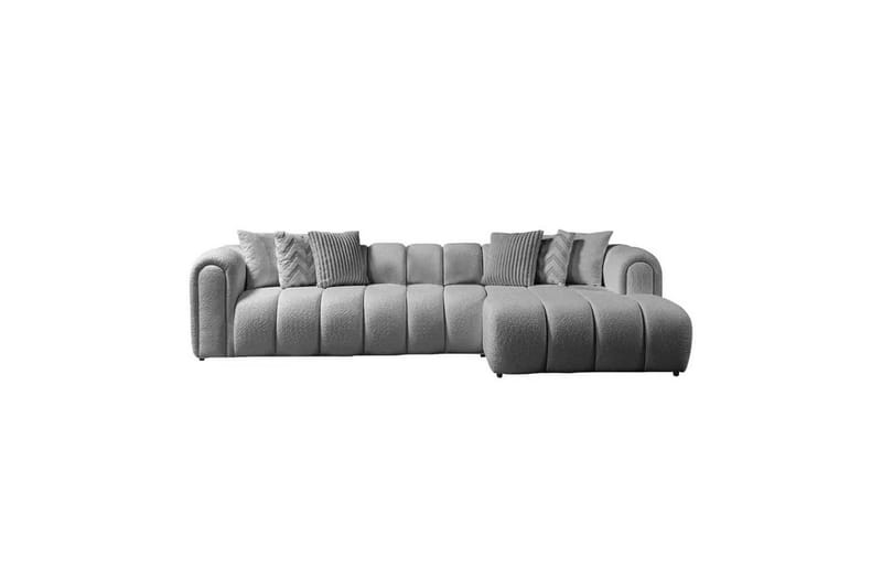 Varrel Soffa med Divan 3-sits - Grå - Möbler - Vardagsrum - Soffor - Divansoffa & schäslong