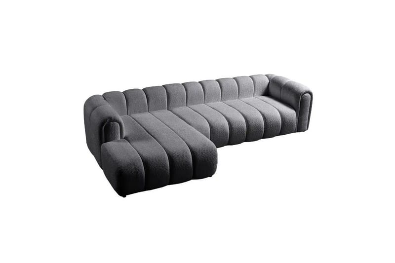 Varrel Soffa med Divan 3-sits - Mörkgrå - Möbler - Vardagsrum - Soffor - Divansoffa & schäslong