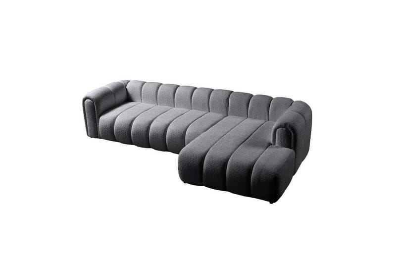 Varrel Soffa med Divan 3-sits - Mörkgrå - Möbler - Vardagsrum - Soffor - Divansoffa & schäslong