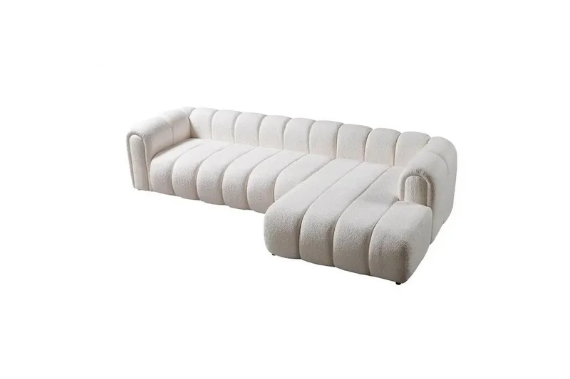 Varrel Soffa med Divan 3-sits - Vit - Möbler - Vardagsrum - Soffor - Divansoffa & schäslong