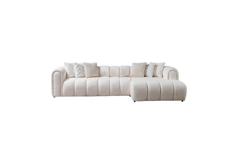Varrel Soffa med Divan 3-sits, Vit