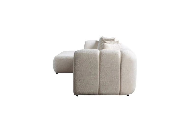 Varrel Soffa med Divan 3-sits - Vit - Möbler - Vardagsrum - Soffor - Divansoffa & schäslong