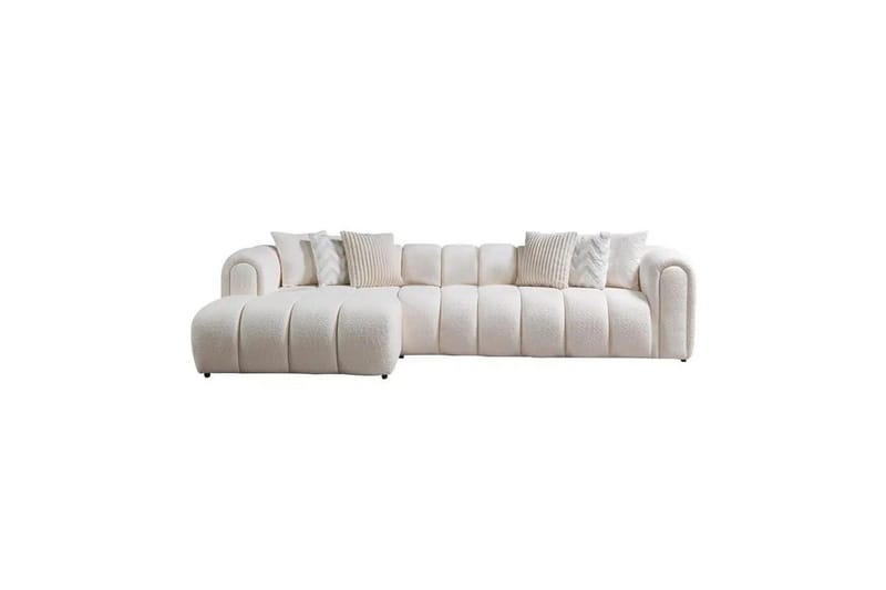 Varrel Soffa med Divan 3-sits - Vit - Möbler - Vardagsrum - Soffor - Divansoffa & schäslong