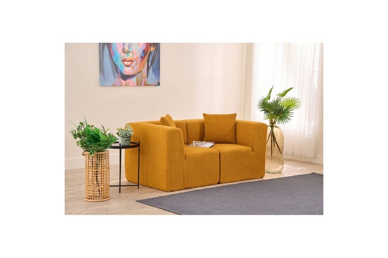 Veyno Soffa 2-sits - Orange - Möbler - Vardagsrum - Soffor - 2-sits soffor