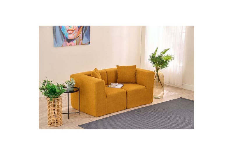 Veyno Soffa 2-sits - Orange - Möbler - Vardagsrum - Soffor - 2-sits soffor