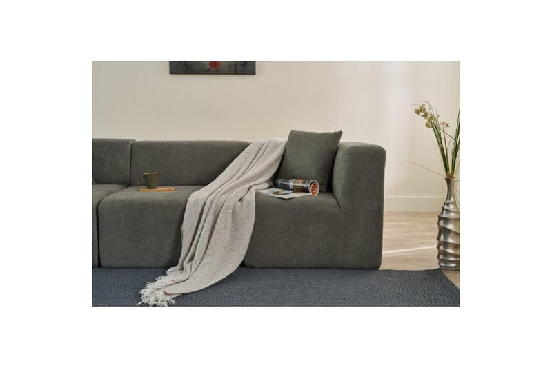 Veyno Soffa 3-sits - Mörkbeige - Möbler - Vardagsrum - Soffor - 3-sits soffor