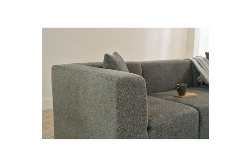 Veyno Soffa 3-sits - Mörkbeige - Möbler - Vardagsrum - Soffor - 3-sits soffor