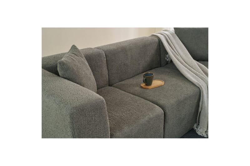 Veyno Soffa 3-sits - Mörkbeige - Möbler - Vardagsrum - Soffor - 3-sits soffor