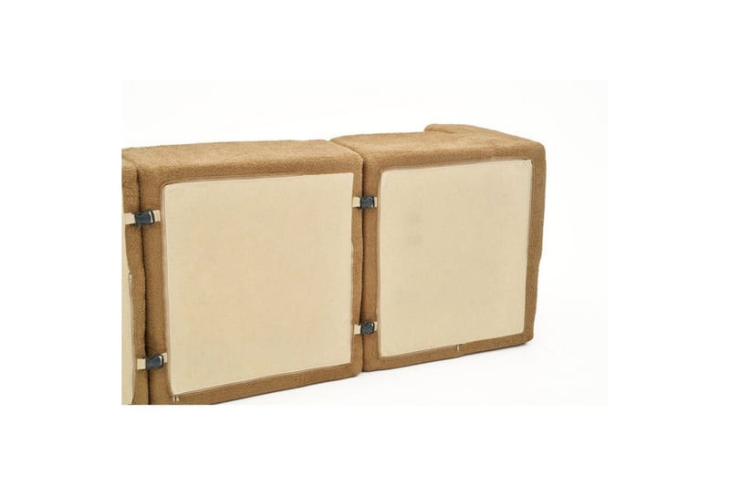 Veyno Soffa med Divan 3-sits - Brun - Möbler - Vardagsrum - Soffor - Divansoffa & schäslong