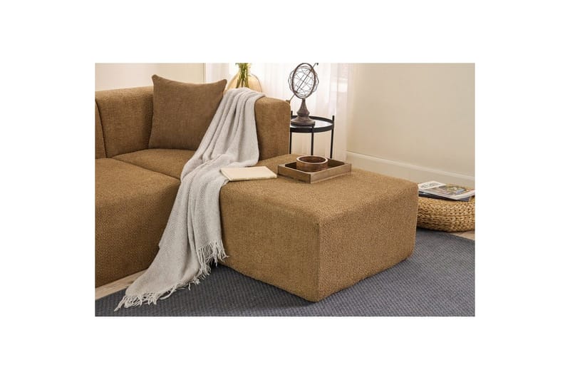 Veyno Soffa med Divan 3-sits - Brun - Möbler - Vardagsrum - Soffor - Divansoffa & schäslong