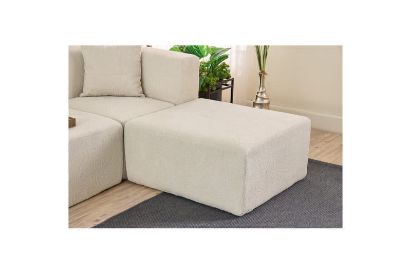 Veyno Soffa med Divan 3-sits - Cream - Möbler - Vardagsrum - Soffor - Divansoffa & schäslong