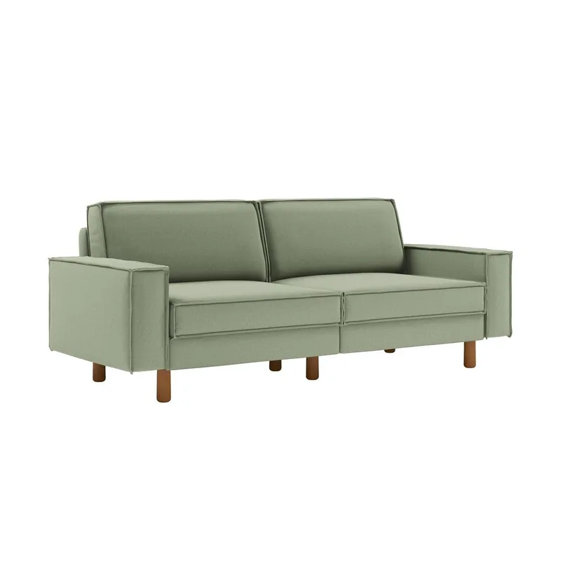 Vilsa 3-sits Soffa - Brun/Grön - Möbler - Vardagsrum - Soffor - Sammetssoffor