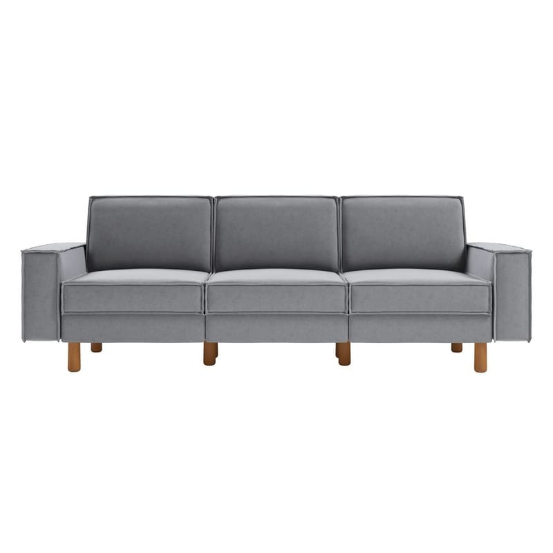 Vilsa 3-sits Soffa - Grå - Möbler - Vardagsrum - Soffor - Sammetssoffor