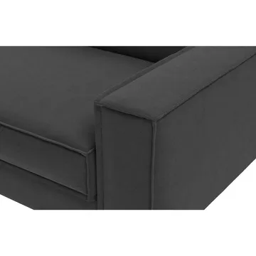 Vilsa 3-sits Soffa - Grå - Möbler - Vardagsrum - Soffor - Sammetssoffor