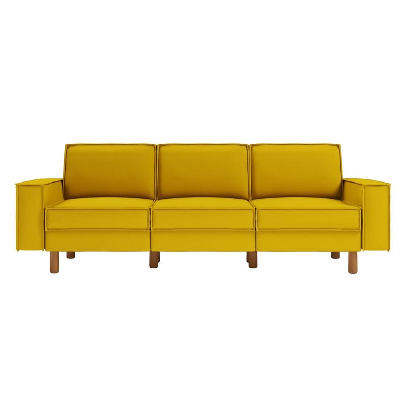 Vilsa 3-sits Soffa - Gul - Möbler - Vardagsrum - Soffor - 3-sits soffor