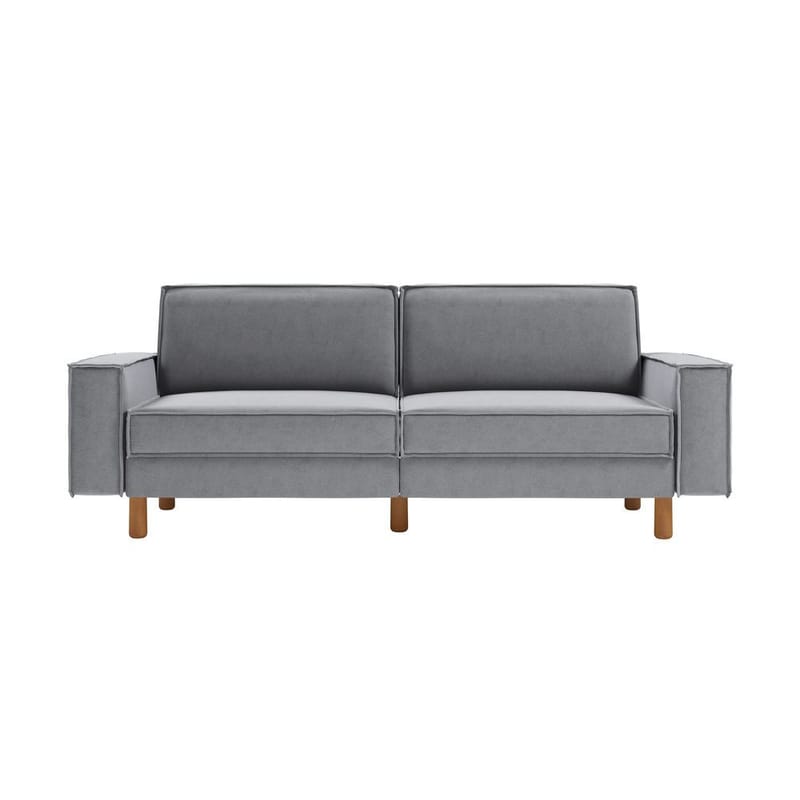 Vilsa 3-sits Soffa - Mörkgrå - Möbler - Vardagsrum - Soffor - Sammetssoffor
